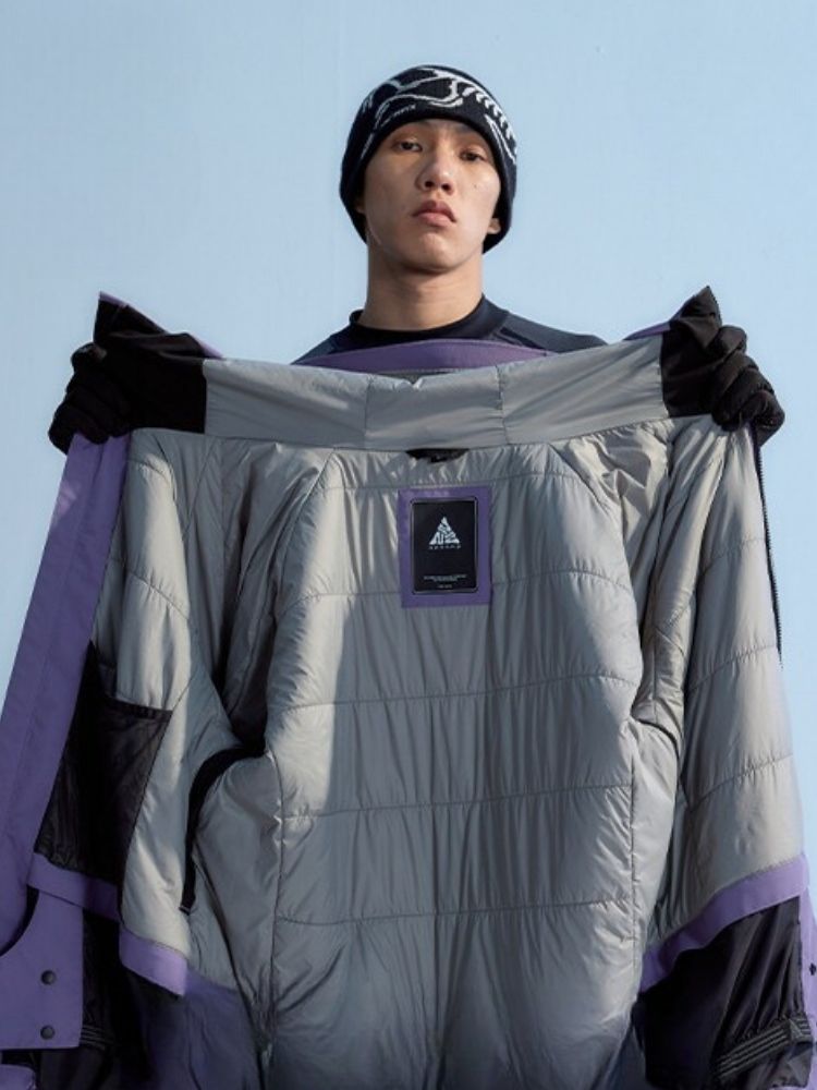 Arc Core 3L Fully filled with cotton Keep warm Ski Jacket - Men's | NANEND