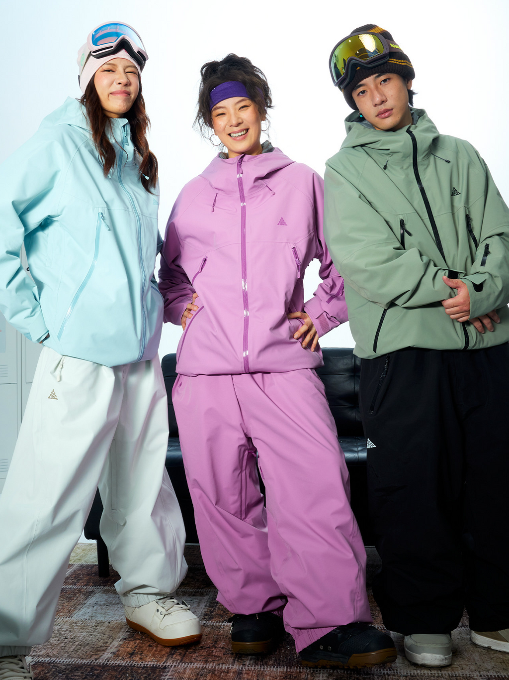 3L Mirage Fleece-Lined Baggy Ski Pants – Unisex | NANEND