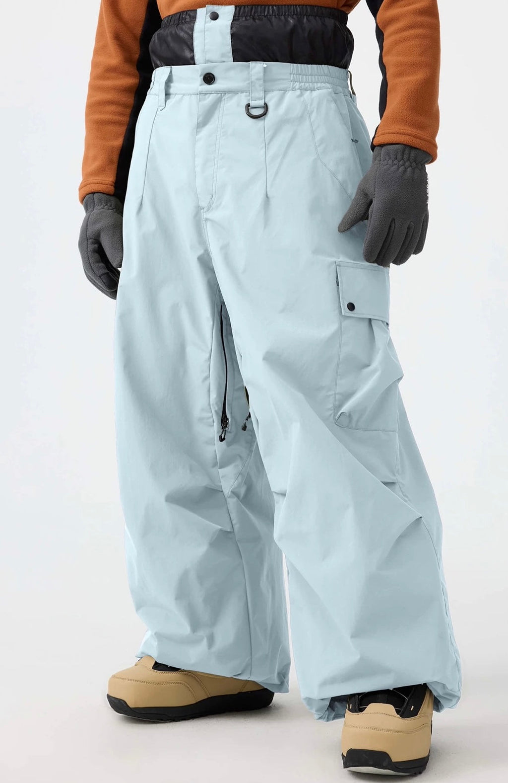 20K Baggy Loose Fit Cargo Snowboard Pants - Unisex | Gsou Snow