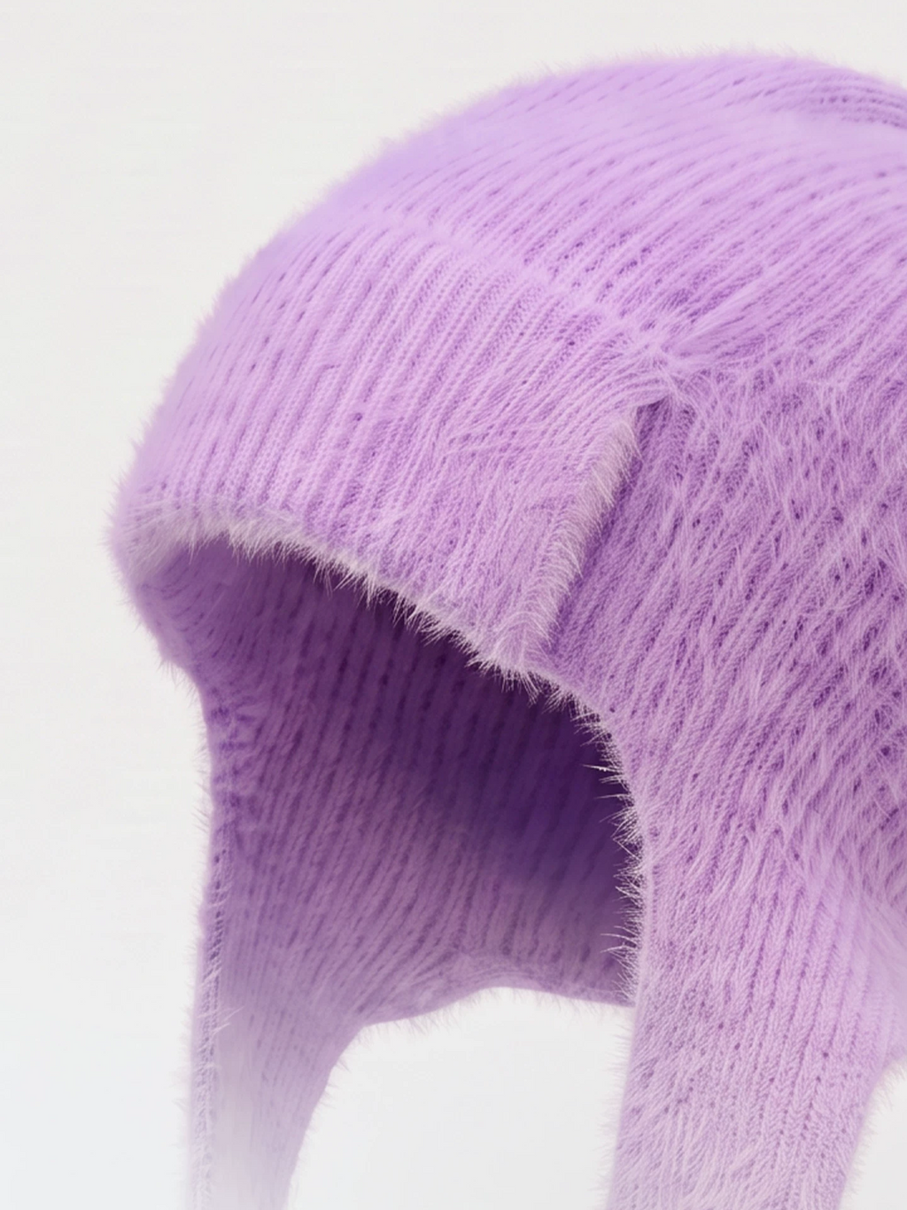 Fuzzy Long Earflap Knit Beanie – Unisex | GAINAX