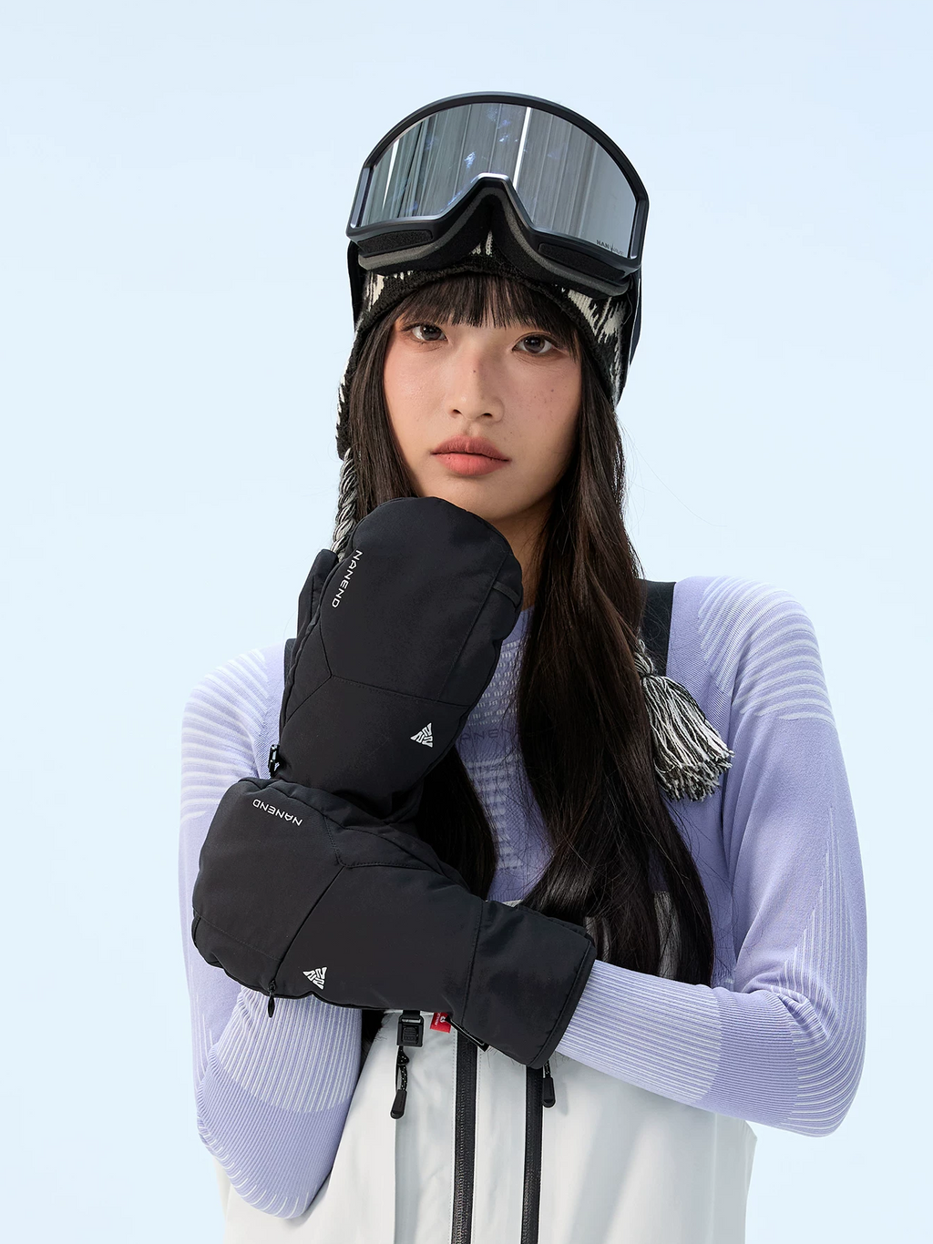 PrimaLoft Gold Hybrid Finger Ski Mittens – Unisex | NANEND