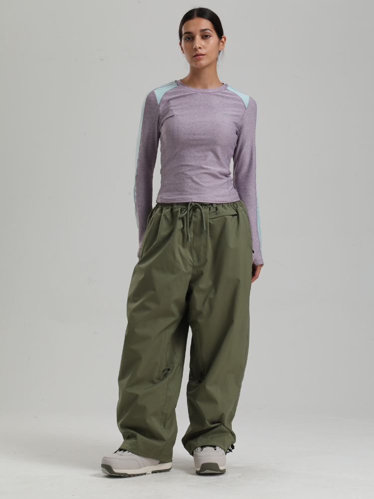 Sleek Baggy 15K Snow Pants - Women's | Gsou Snow