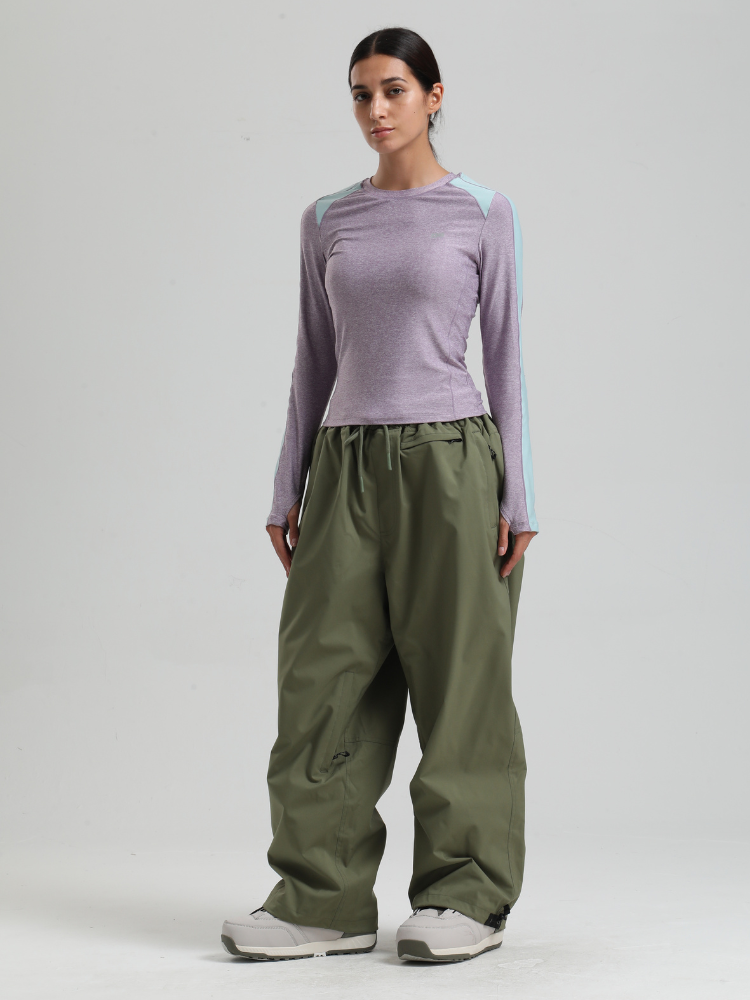 Sleek Baggy 15K Snow Pants - Women's | Gsou Snow