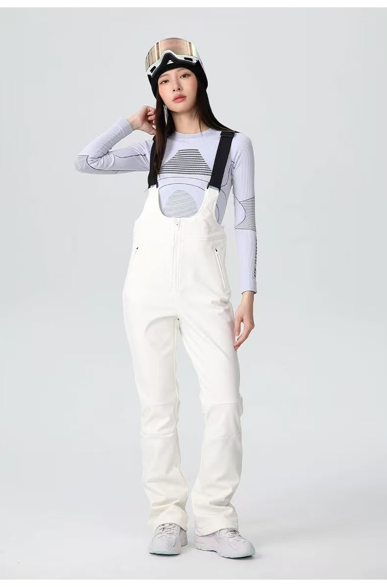 Sleek Dynamic Stretch Ski Bibs - Women's | Searipe