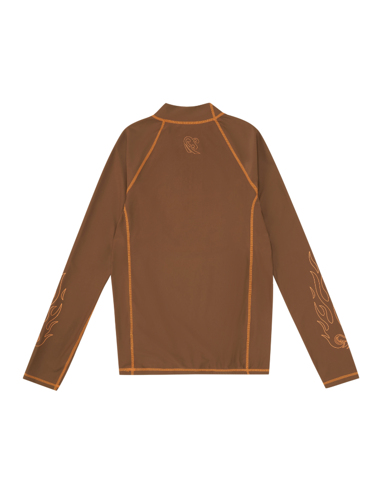 UPF50+ Stretch Flame Rash Guard – Men's | ChillHang