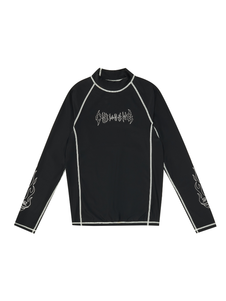 UPF50+ Stretch Flame Rash Guard – Men's | ChillHang