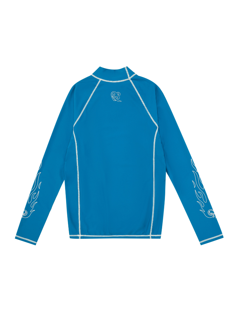 UPF50+ Stretch Flame Rash Guard – Men's | ChillHang