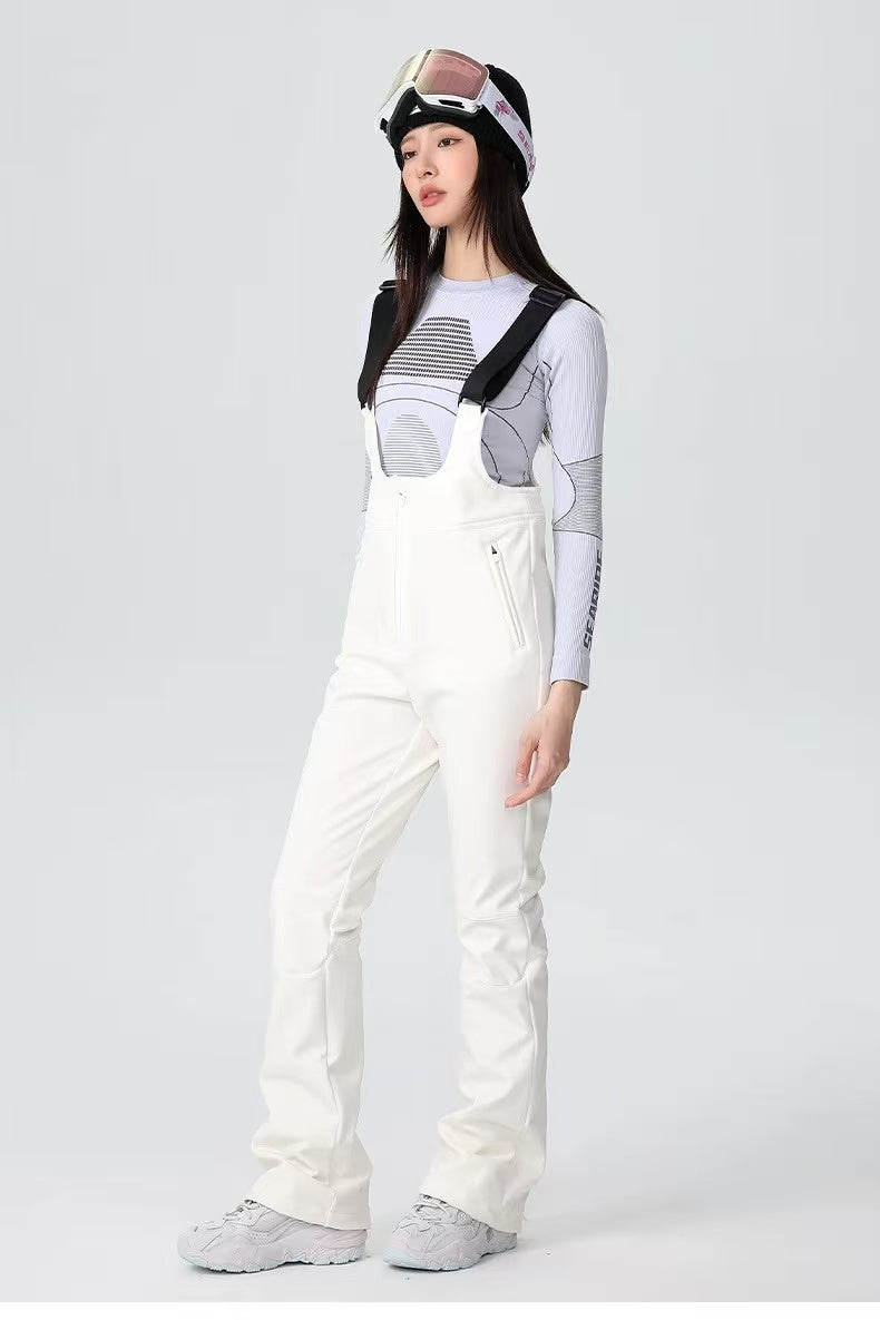 Sleek Dynamic Stretch Ski Bibs - Women's | Searipe