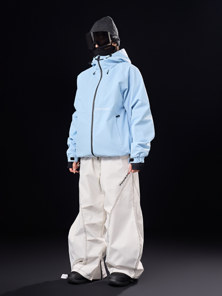 Heat-Layer Tech Cargo  Curved Baggy Ski Pants – Unisex | Doorek