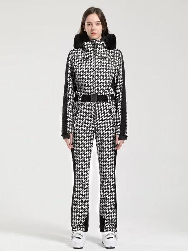 Classic Faux-Fur Ski Jumpsuit – Women's | Gsou Snow