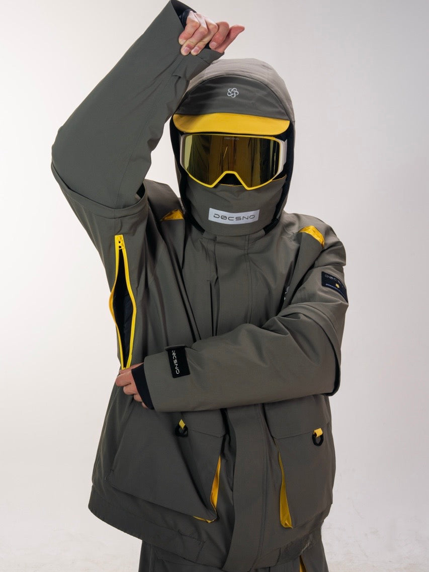 20K ePTFE 3L Insulated System Ski Jacket – Unisex | DØCSNO
