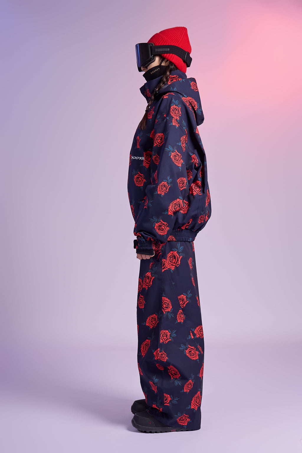 20K Waterproof Rose Camo Snowboard Jacket – Unisex | Doorek