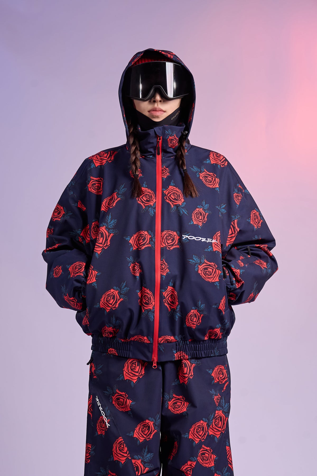 20K Waterproof Rose Camo Snowboard Jacket – Unisex | Doorek