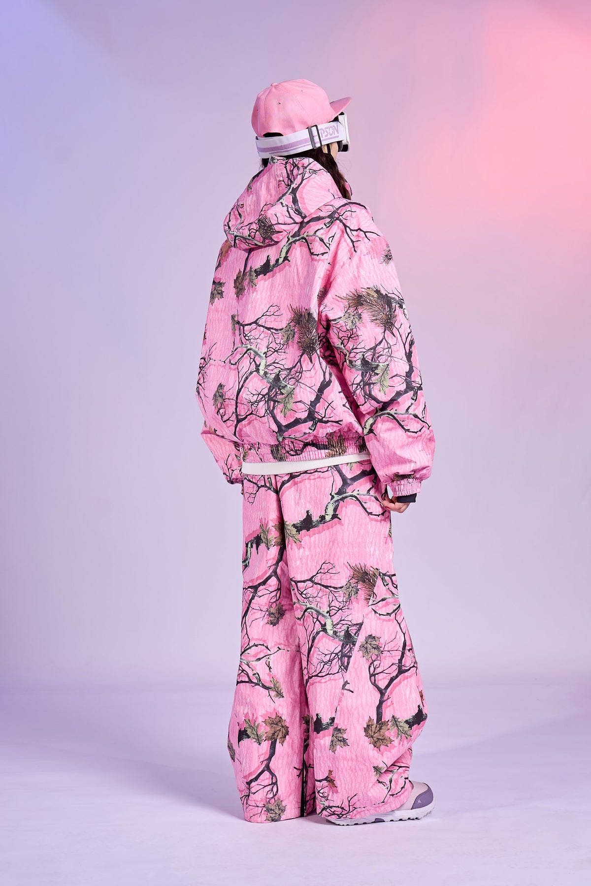 Pink Forest Camo Snowboard Pants – Unisex | Doorek