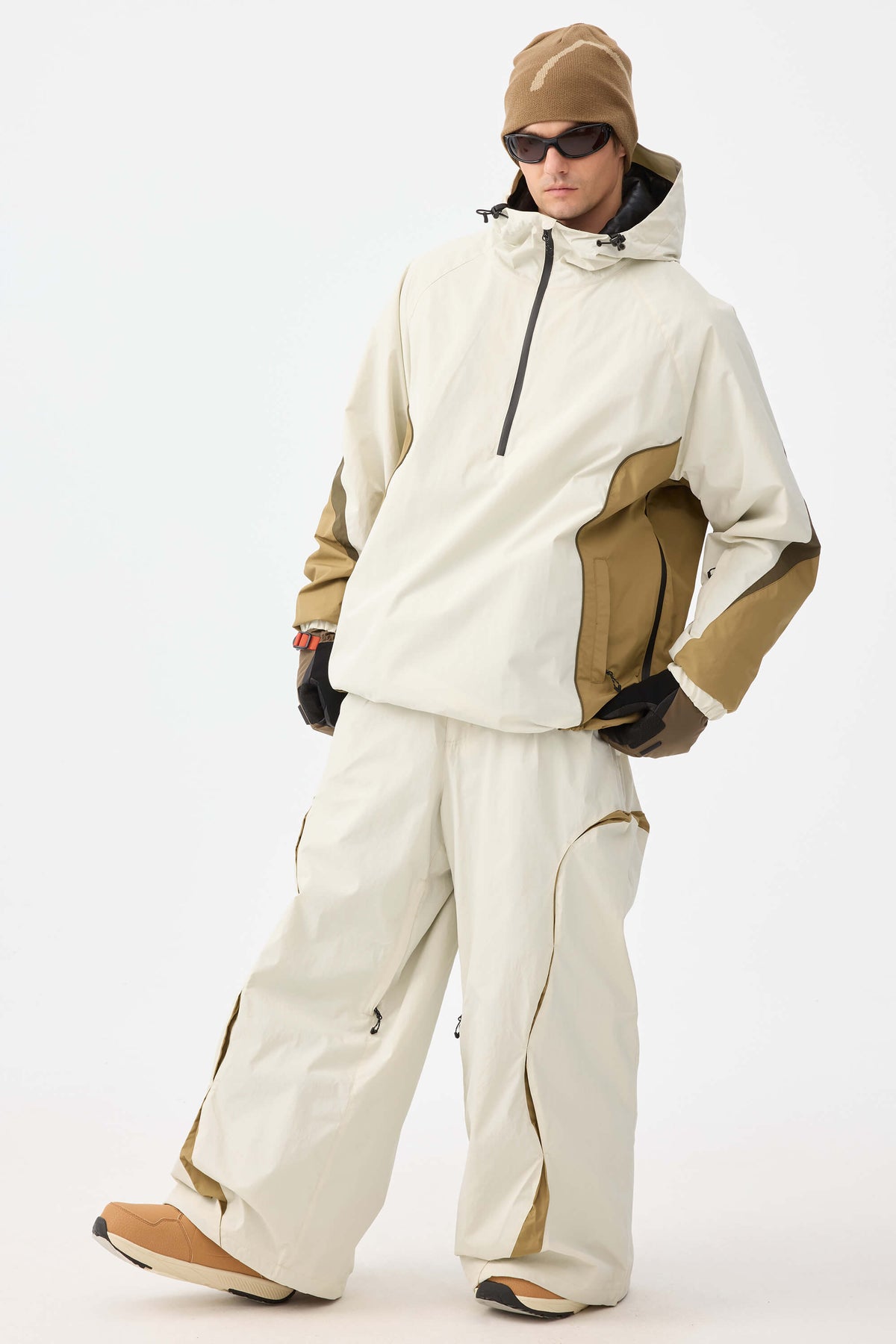 Retro Urban Colorblock Anorak Snow Jacket – Unisex | Gsou Snow