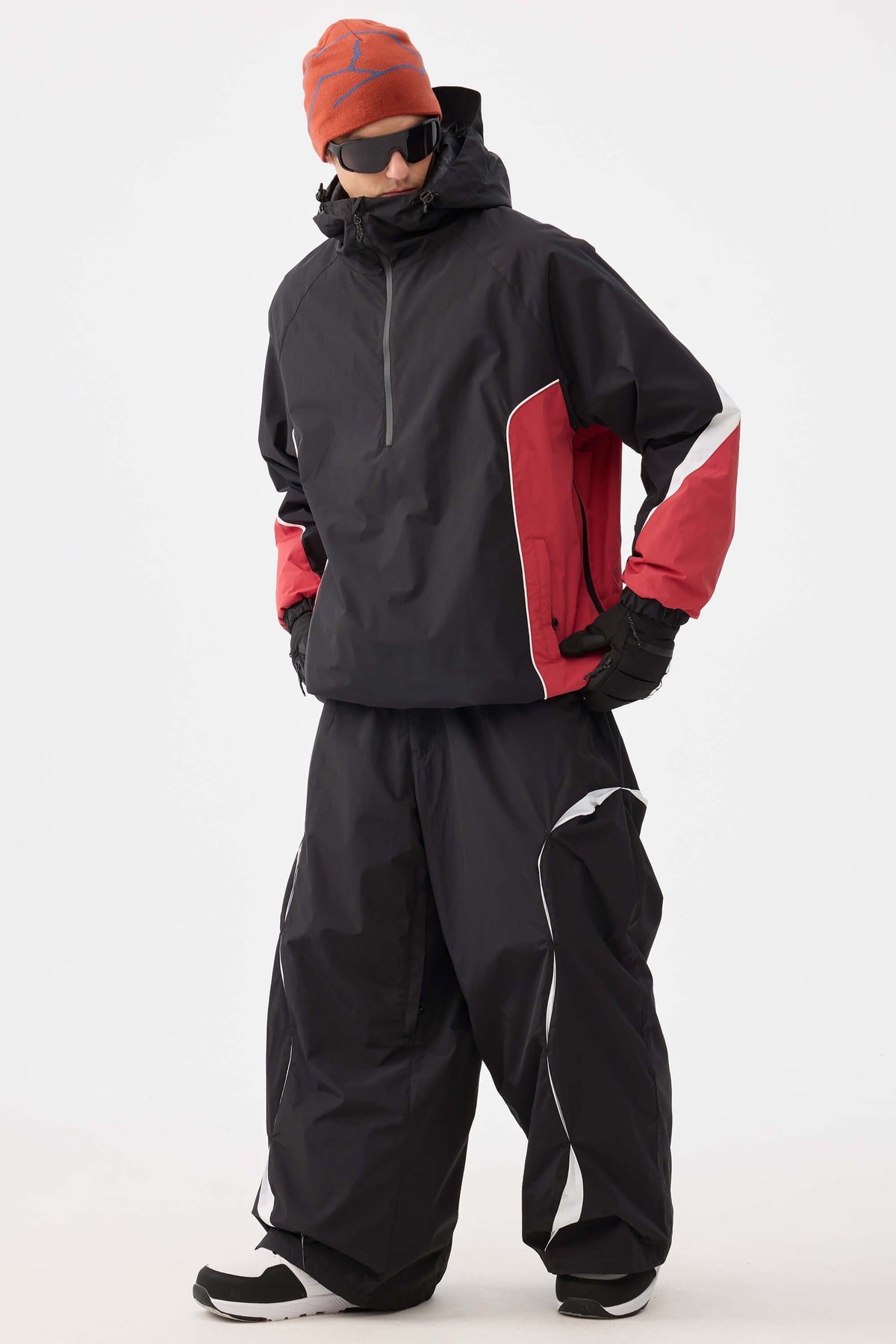Retro Urban Colorblock Anorak Snow Jacket – Unisex | Gsou Snow