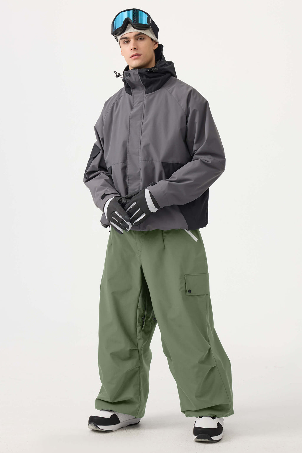 Baggy Wear-resistant Waterproof Snow Pants - Unisex | Gsou Snow