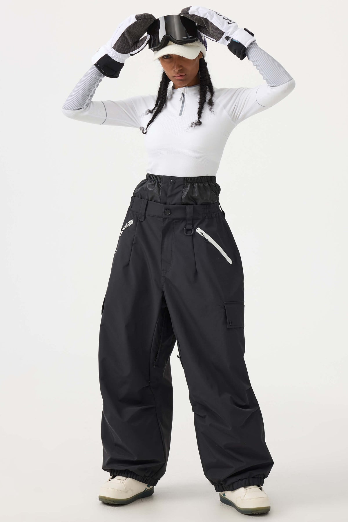 Baggy Wear-resistant Waterproof Snow Pants - Unisex | Gsou Snow