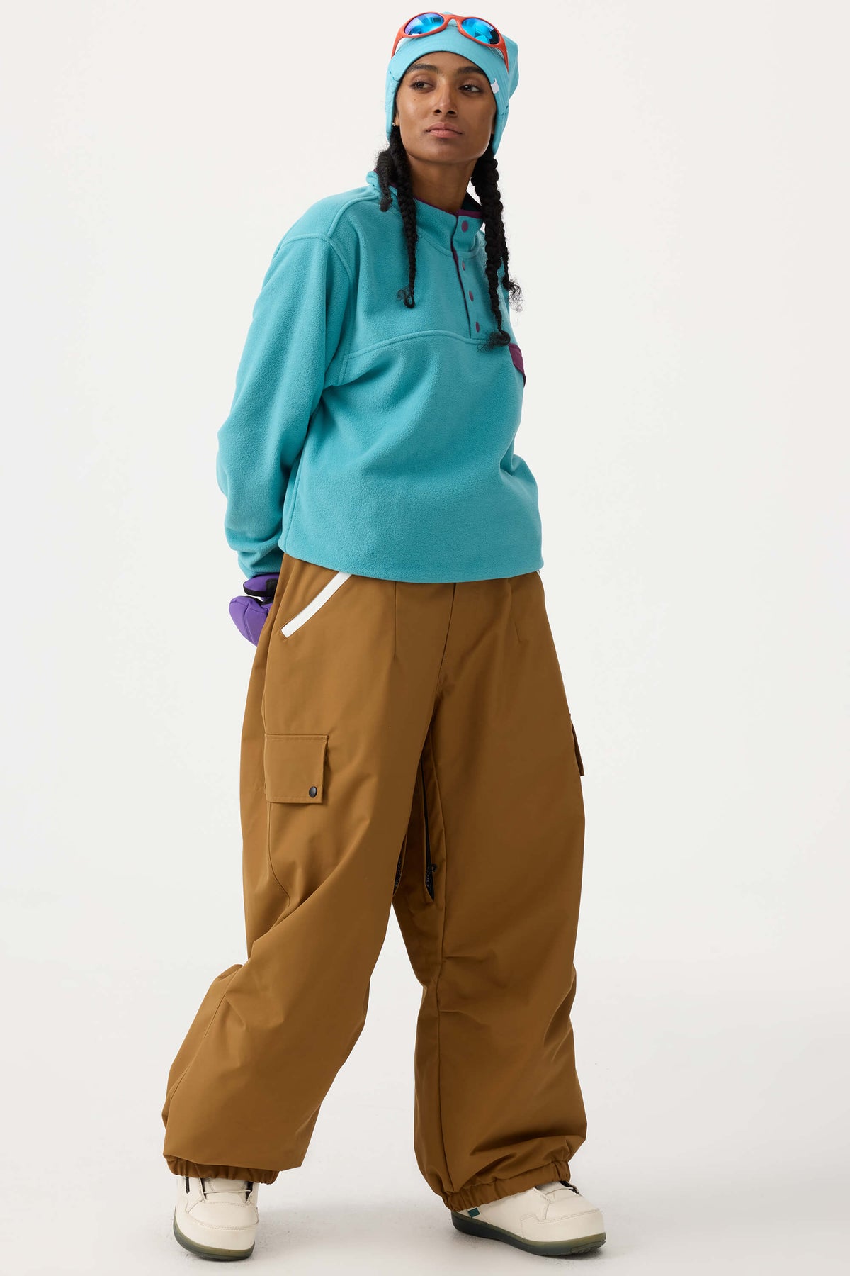 Baggy Wear-resistant Waterproof Snow Pants - Unisex | Gsou Snow