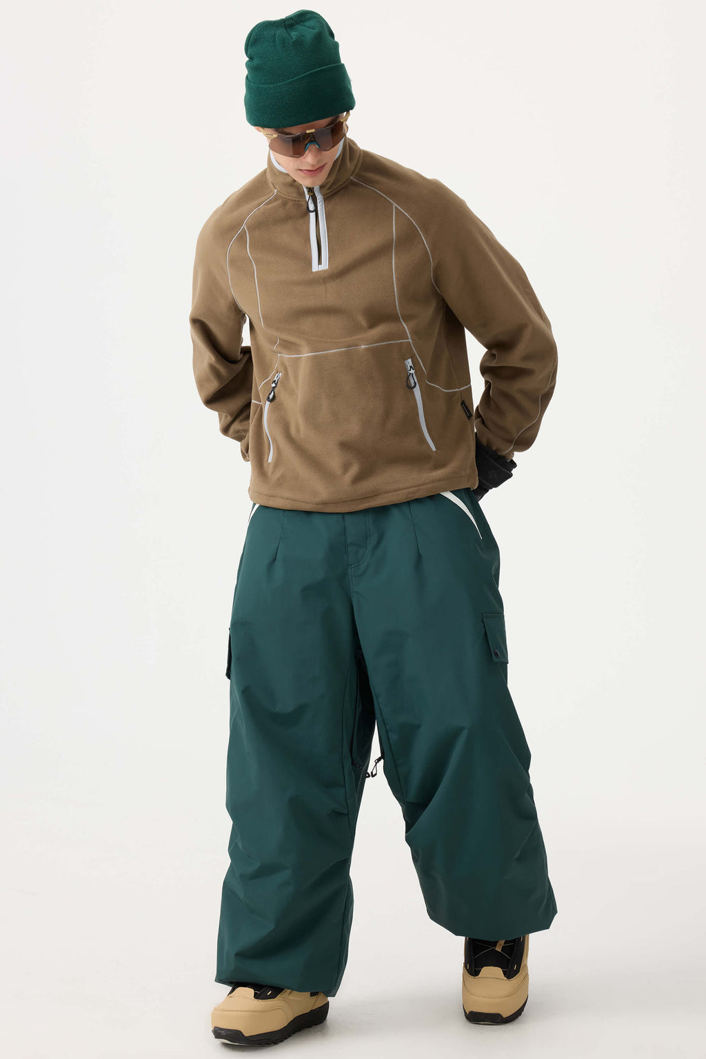 Baggy Wear-resistant Waterproof Snow Pants - Unisex | Gsou Snow