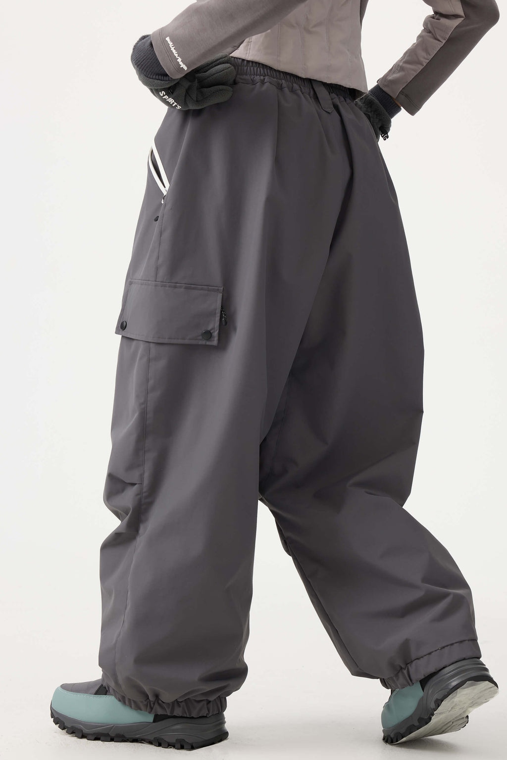 Baggy Wear-resistant Waterproof Snow Pants - Unisex | Gsou Snow