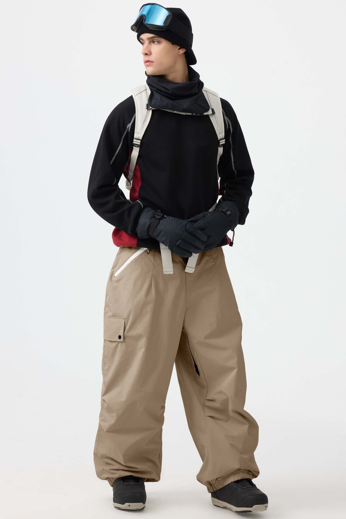 Baggy Wear-resistant Waterproof Snow Pants - Unisex | Gsou Snow