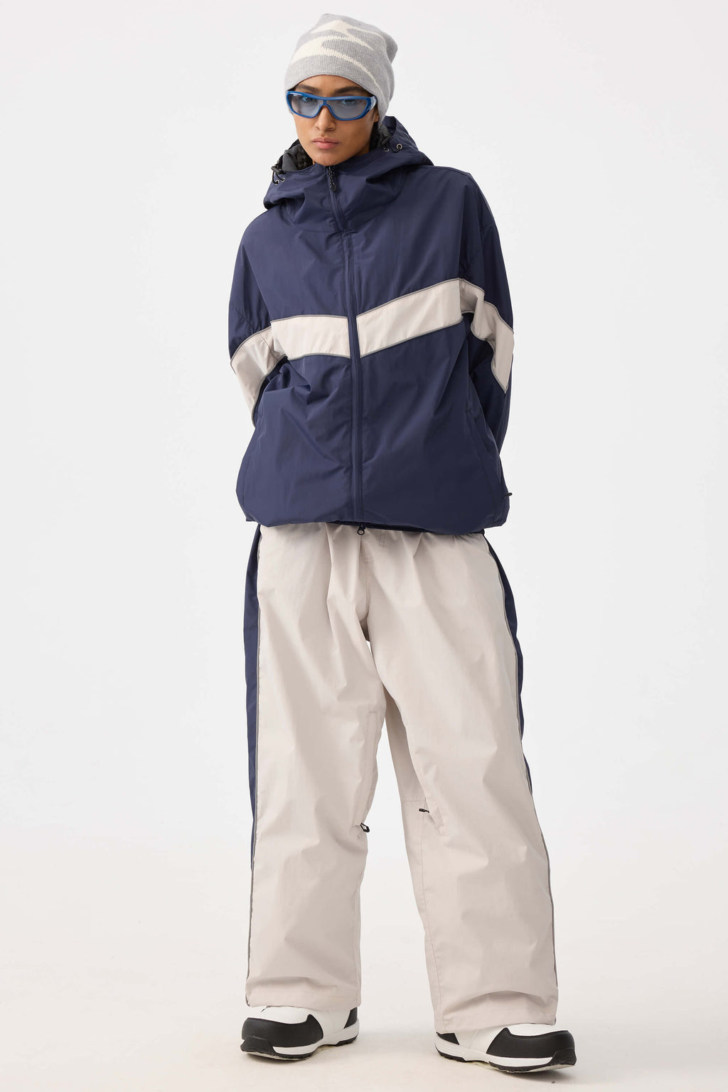 Retro Track Side Stripe Baggy Snow Pants – Unisex | Gsou Snow