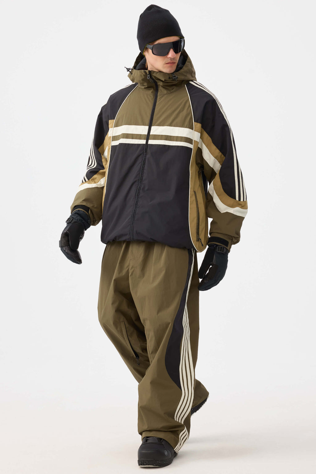 Retro Sporty Side Stripe Snow Pants – Unisex | Gsou Snow