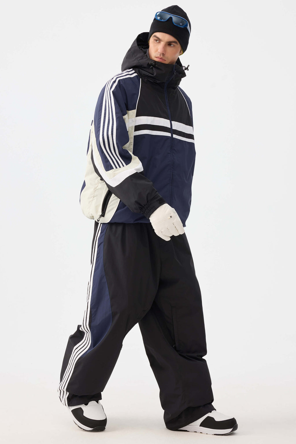 Retro Sporty Side Stripe Snow Pants – Unisex | Gsou Snow