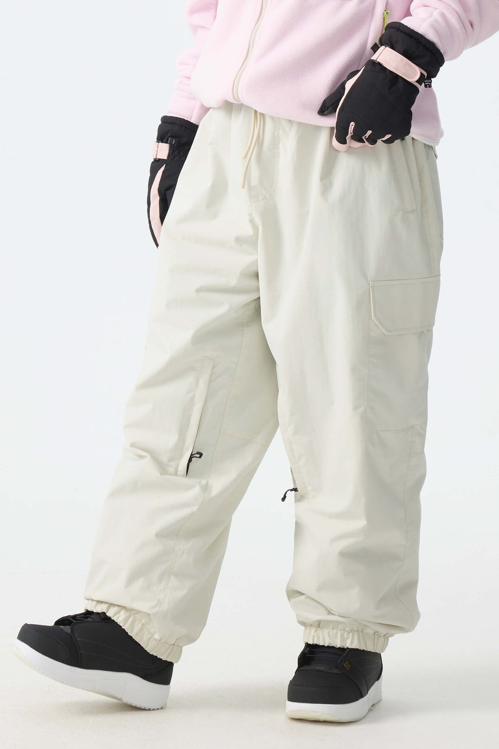 Sleek Sport Utility Hidden Cargo Pockets Baggy Snow Pants – Unisex | Gsou Snow