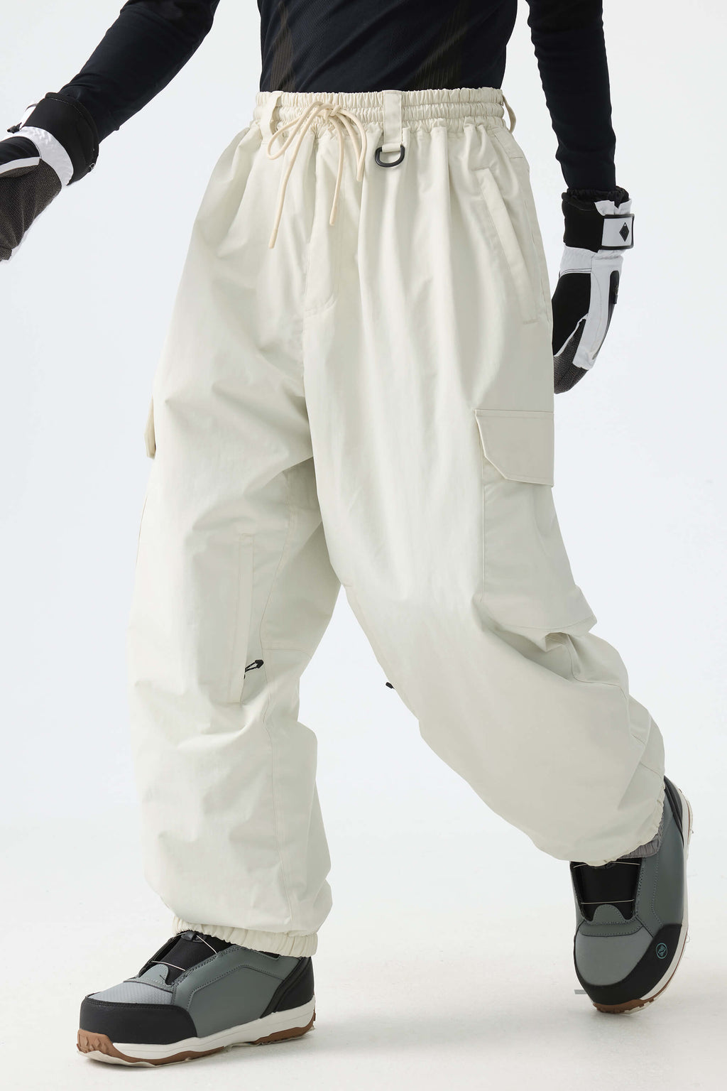 Sleek Sport Utility Hidden Cargo Pockets Baggy Snow Pants – Unisex | Gsou Snow
