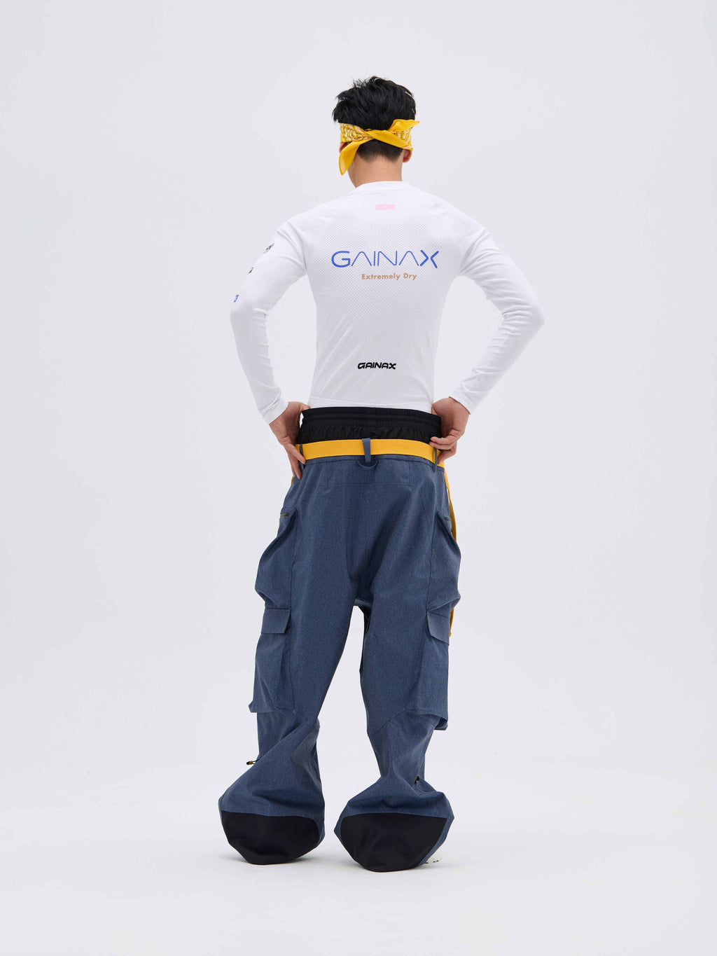 REBEL 3L Waterproof Freeride Ski Pants Blue - Unisex | GAINAX