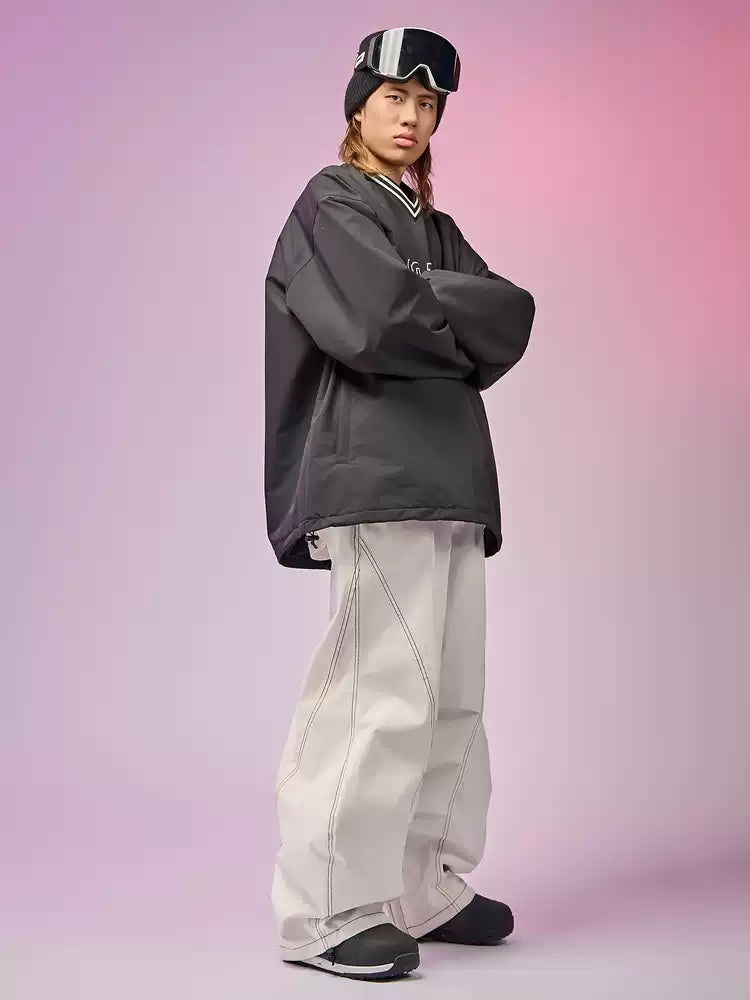 Heat-Layer Tech Cargo  Curved Baggy Ski Pants – Unisex | Doorek