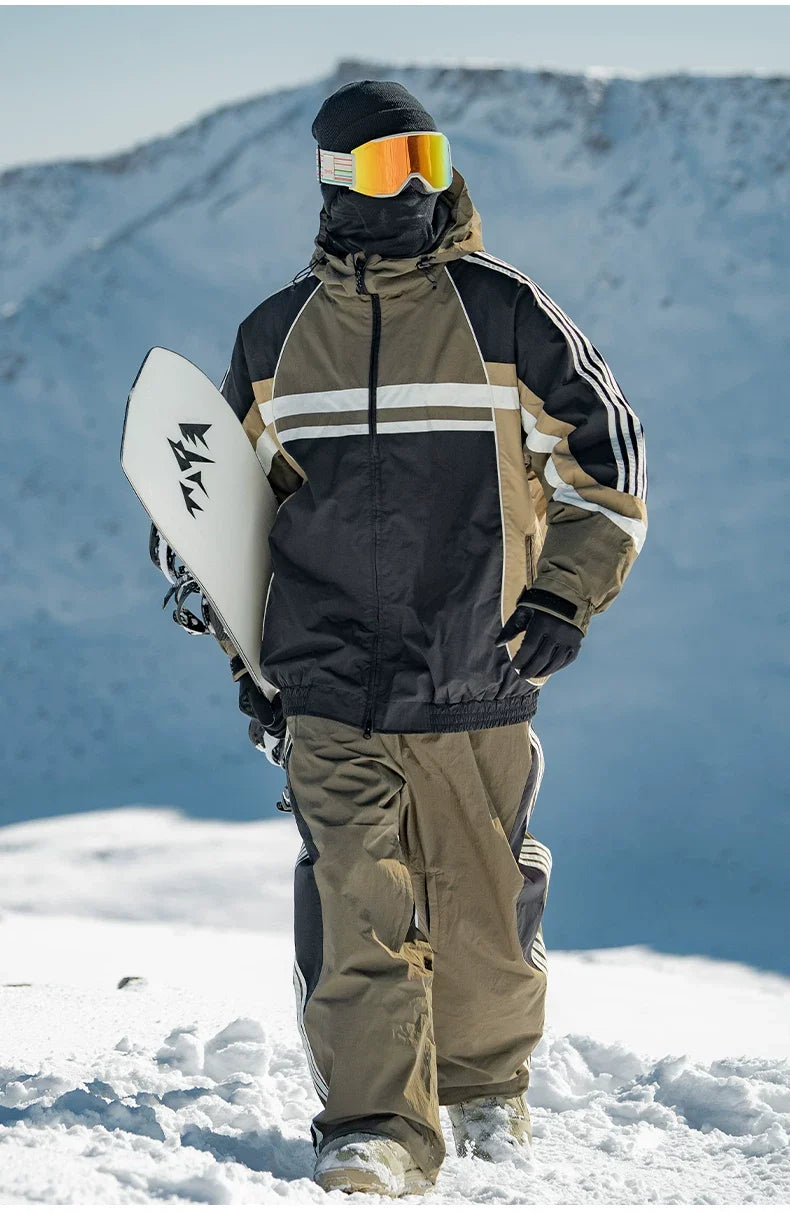 Retro Sporty Side Stripe Snow Pants – Unisex | Gsou Snow