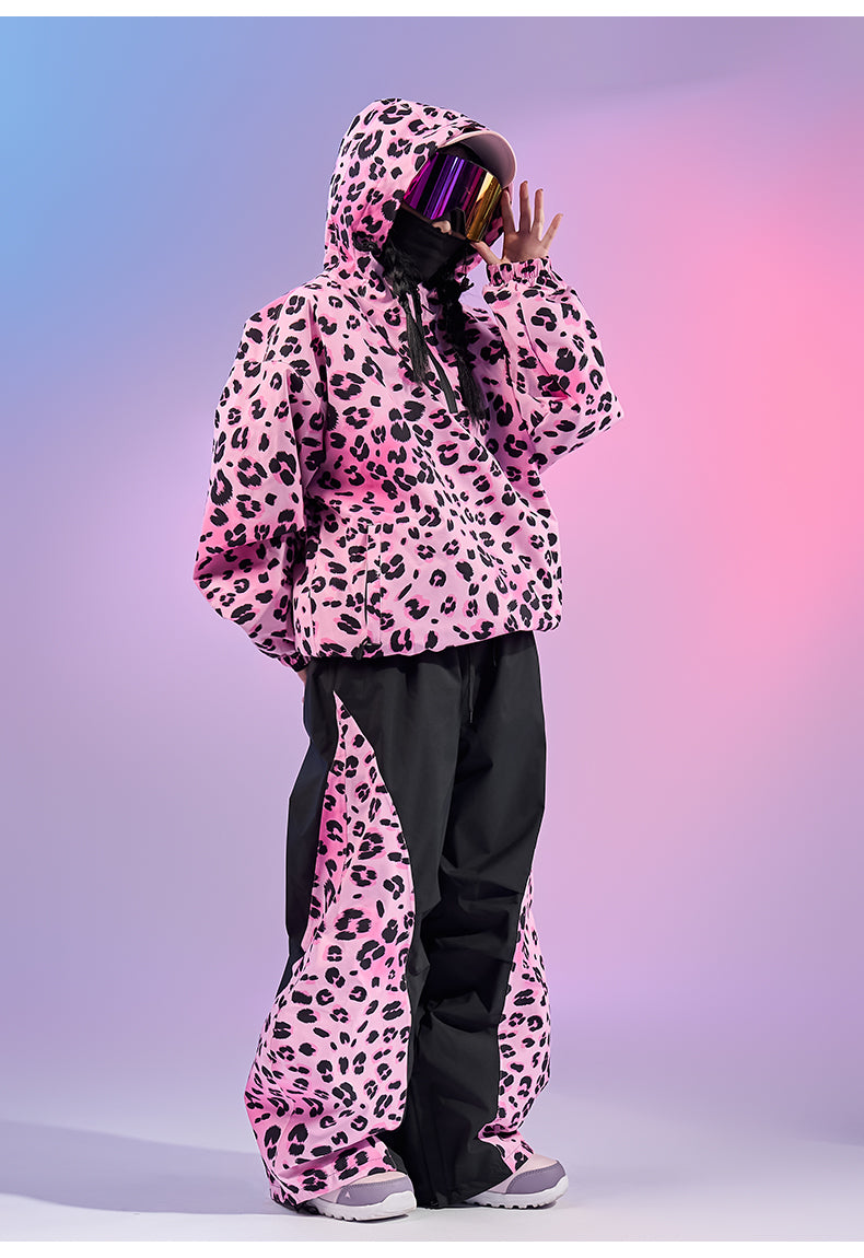 LeopardWave Pullover Ski Jacket - Unisex | Doorek