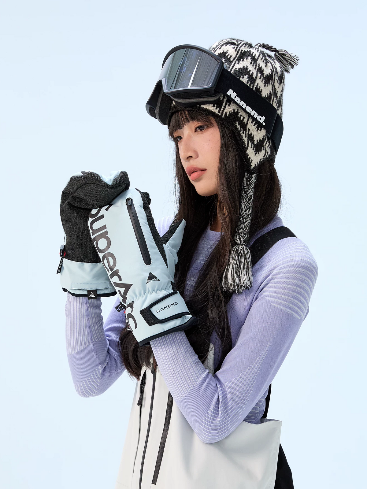 3L PrimaLoft Protective Snowboard Mittens – Unisex | NANEND