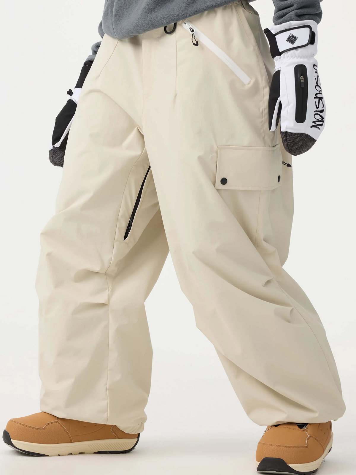 Baggy Wear-resistant Waterproof Snow Pants - Unisex | Gsou Snow