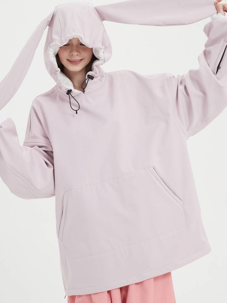 Iconic Rabbit Waterproof Fleece Hoodie – Unisex | Doorek