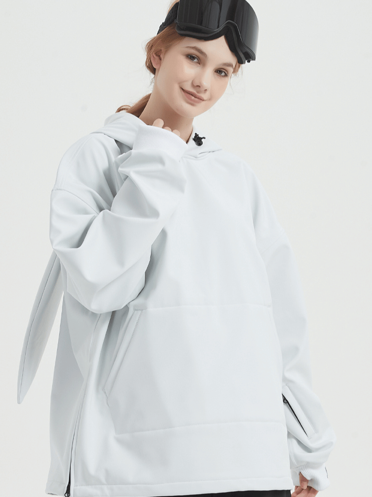 Iconic Rabbit Waterproof Fleece Hoodie – Unisex | Doorek