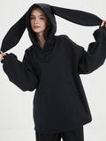Iconic Rabbit Waterproof Fleece Hoodie – Unisex | Doorek