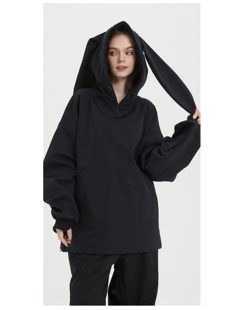 Iconic Rabbit Waterproof Fleece Hoodie – Unisex | Doorek