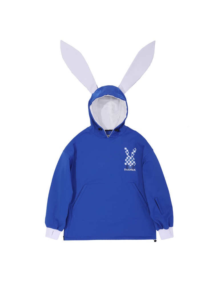 Iconic Rabbit Waterproof Fleece Hoodie – Unisex | Doorek
