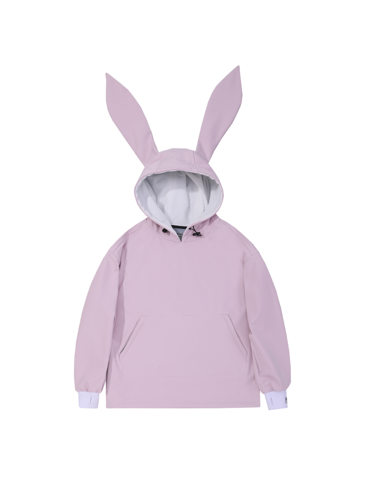 Iconic Rabbit Waterproof Fleece Hoodie – Unisex | Doorek