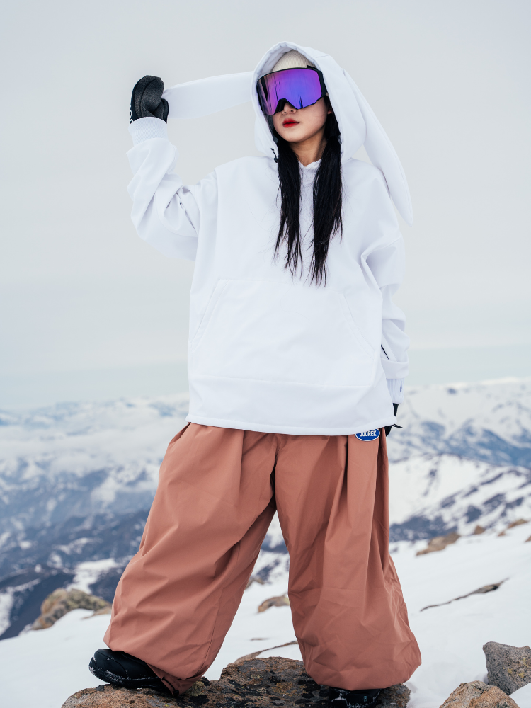 Iconic Rabbit Waterproof Fleece Hoodie – Unisex | Doorek