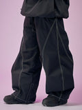Heat-Layer Tech Cargo  Curved Baggy Ski Pants – Unisex | Doorek