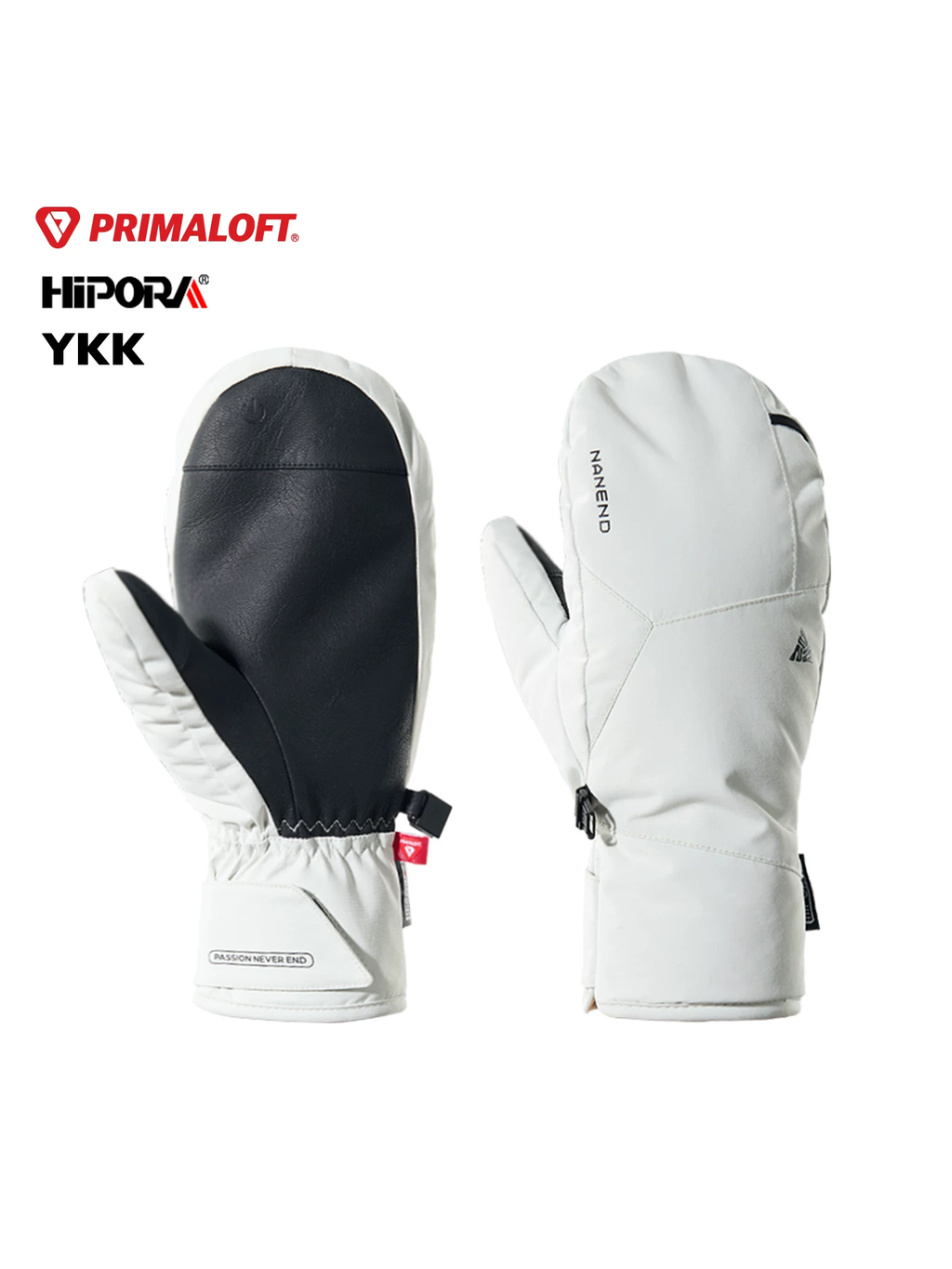 PrimaLoft Gold Hybrid Finger Ski Mittens – Unisex | NANEND