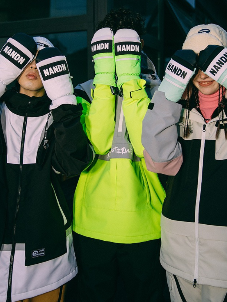 Winter Powder Snow Mittens | NANDN