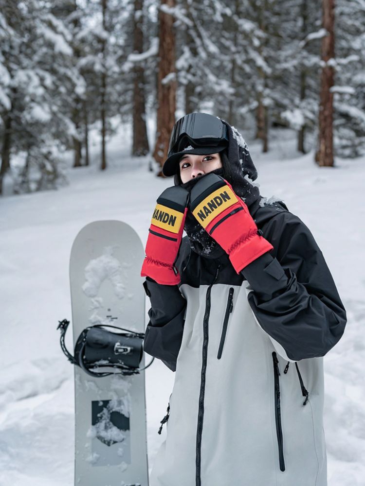 Winter Powder Snow Mittens | NANDN
