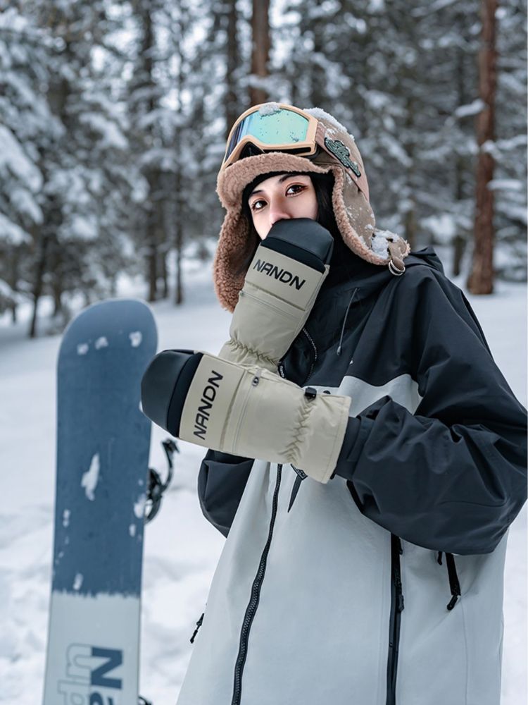 Winter Powder Snow Mittens | NANDN
