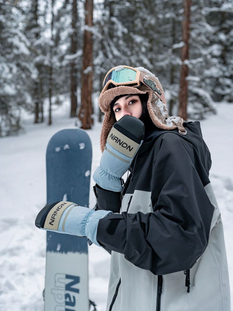 Winter Powder Snow Mittens | NANDN